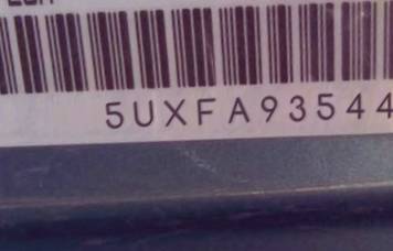 VIN prefix 5UXFA93544LE