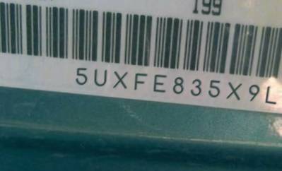 VIN prefix 5UXFE835X9L3