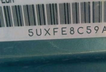VIN prefix 5UXFE8C59AL3
