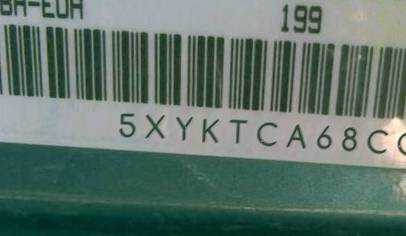 VIN prefix 5XYKTCA68CG2