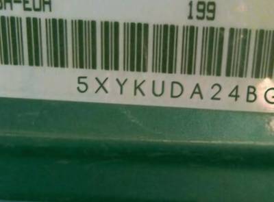 VIN prefix 5XYKUDA24BG1