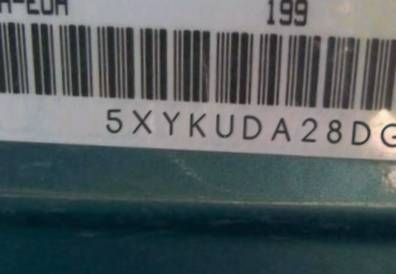 VIN prefix 5XYKUDA28DG4