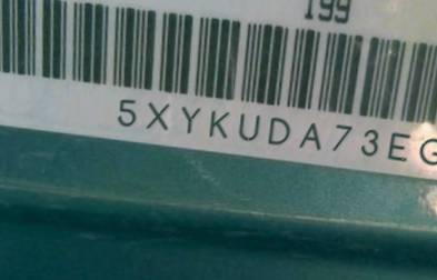 VIN prefix 5XYKUDA73EG5