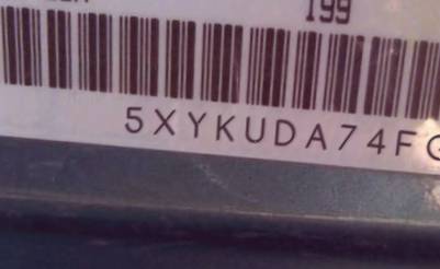 VIN prefix 5XYKUDA74FG6