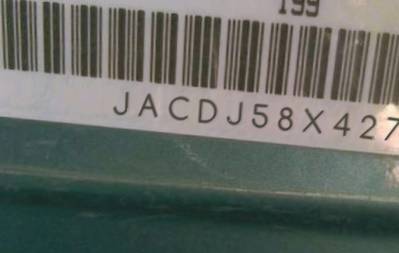 VIN prefix JACDJ58X427J