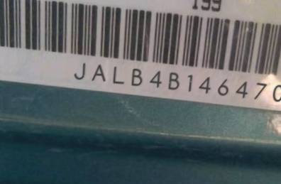 VIN prefix JALB4B146470