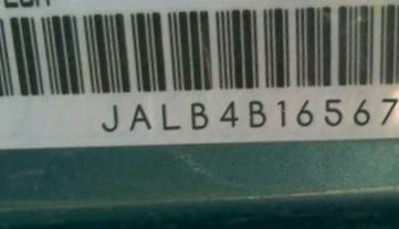 VIN prefix JALB4B165670