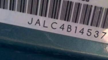 VIN prefix JALC4B145370