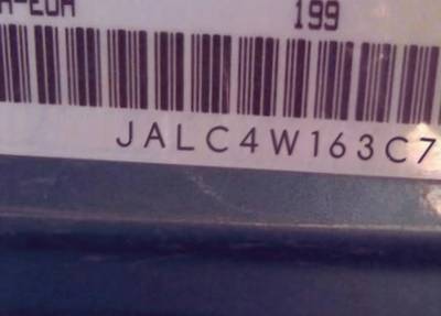 VIN prefix JALC4W163C70