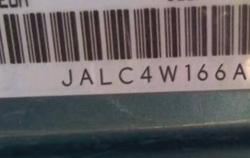 VIN prefix JALC4W166A70