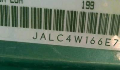 VIN prefix JALC4W166E70