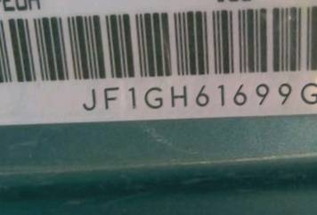 VIN prefix JF1GH61699G8