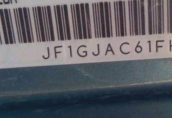 VIN prefix JF1GJAC61FH0
