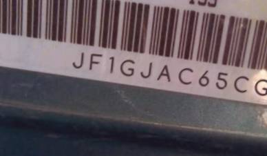 VIN prefix JF1GJAC65CG0