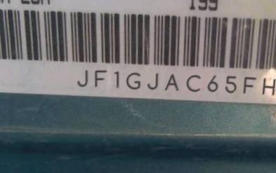 VIN prefix JF1GJAC65FH0