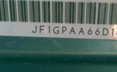 VIN prefix JF1GPAA66D18