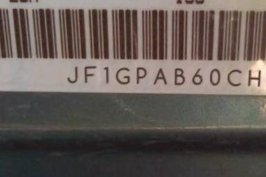 VIN prefix JF1GPAB60CH2