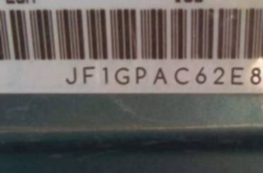 VIN prefix JF1GPAC62E83