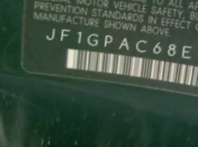 VIN prefix JF1GPAC68E83