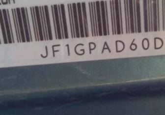 VIN prefix JF1GPAD60D28