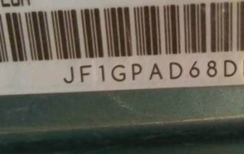 VIN prefix JF1GPAD68DH8