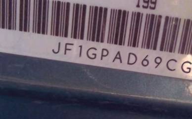 VIN prefix JF1GPAD69CG2