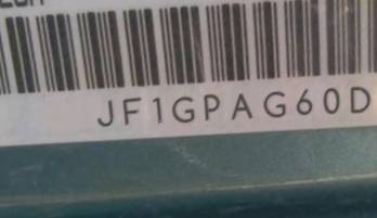 VIN prefix JF1GPAG60D28