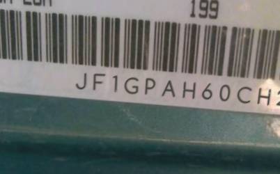 VIN prefix JF1GPAH60CH2