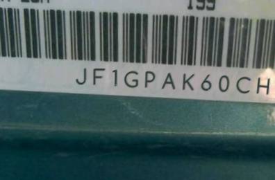 VIN prefix JF1GPAK60CH2
