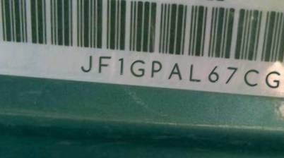 VIN prefix JF1GPAL67CG2