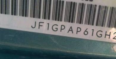 VIN prefix JF1GPAP61GH2