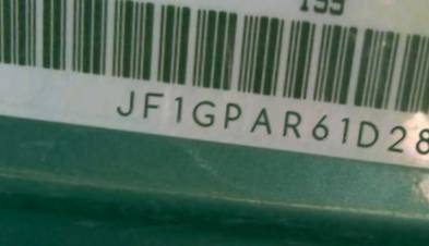 VIN prefix JF1GPAR61D28