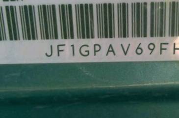 VIN prefix JF1GPAV69FH2