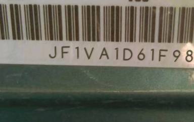 VIN prefix JF1VA1D61F98