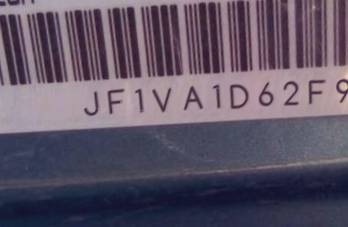 VIN prefix JF1VA1D62F98