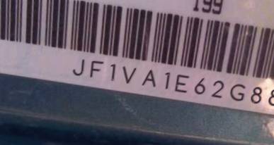 VIN prefix JF1VA1E62G88