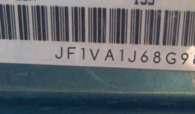VIN prefix JF1VA1J68G98
