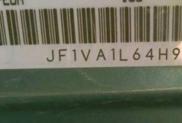 VIN prefix JF1VA1L64H98