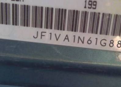 VIN prefix JF1VA1N61G88