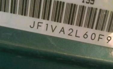 VIN prefix JF1VA2L60F98