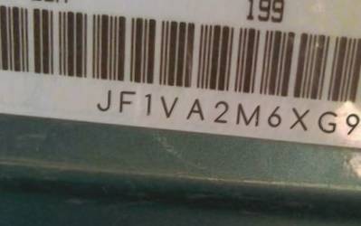 VIN prefix JF1VA2M6XG98