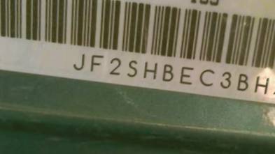 VIN prefix JF2SHBEC3BH7