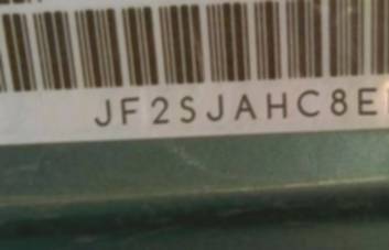 VIN prefix JF2SJAHC8EH5