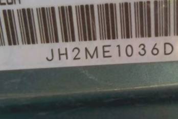 VIN prefix JH2ME1036DK9
