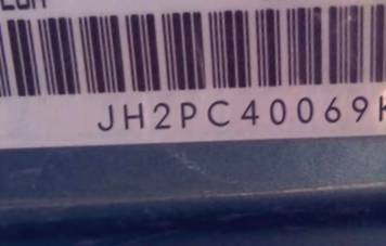 VIN prefix JH2PC40069K2