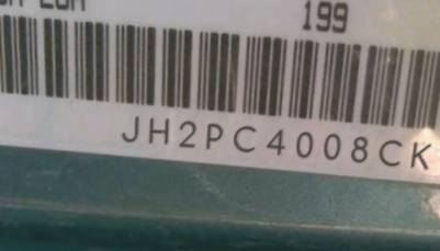 VIN prefix JH2PC4008CK5