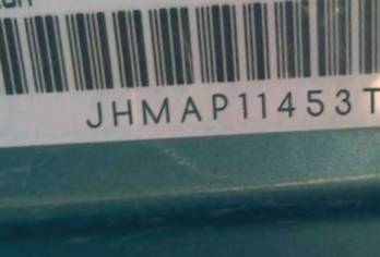 VIN prefix JHMAP11453T0