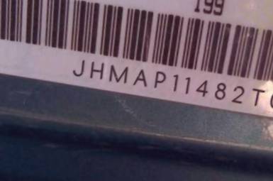 VIN prefix JHMAP11482T0