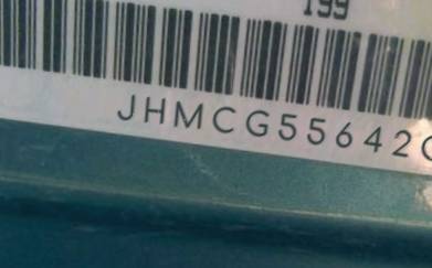 VIN prefix JHMCG55642C0