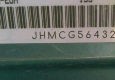 VIN prefix JHMCG56432C0